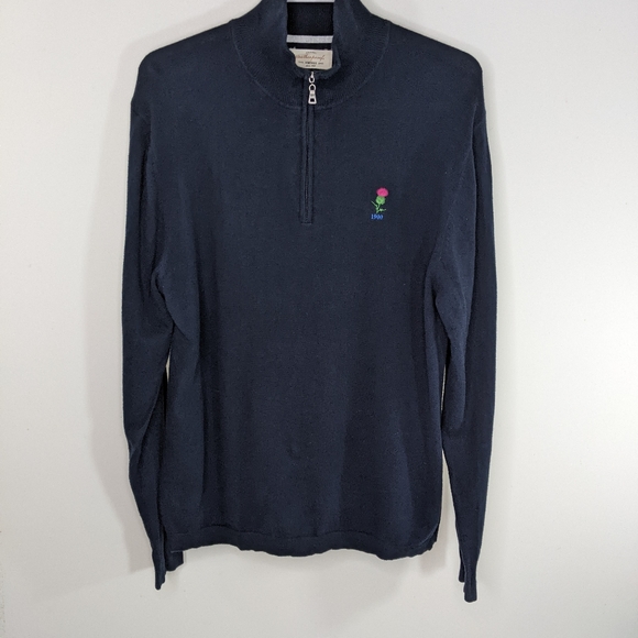 Scottish Thistle Sweater Cotton Cashmere - Picture 2 of 11